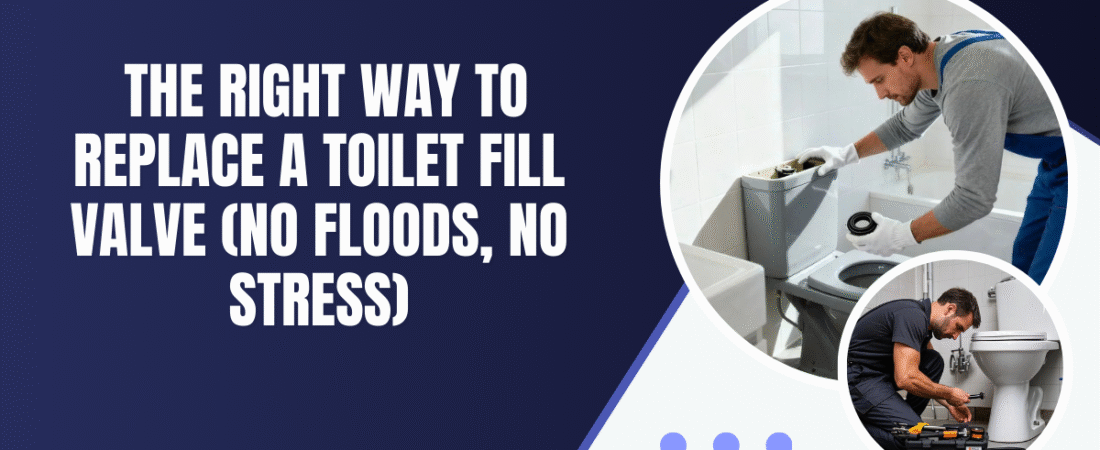 The Right Way to Replace a Toilet Fill Valve (No Floods, No Stress)