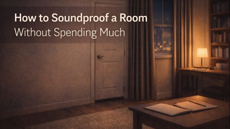 How to Soundproof a Room Without Spending Much