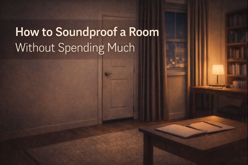 How to Soundproof a Room Without Spending Much