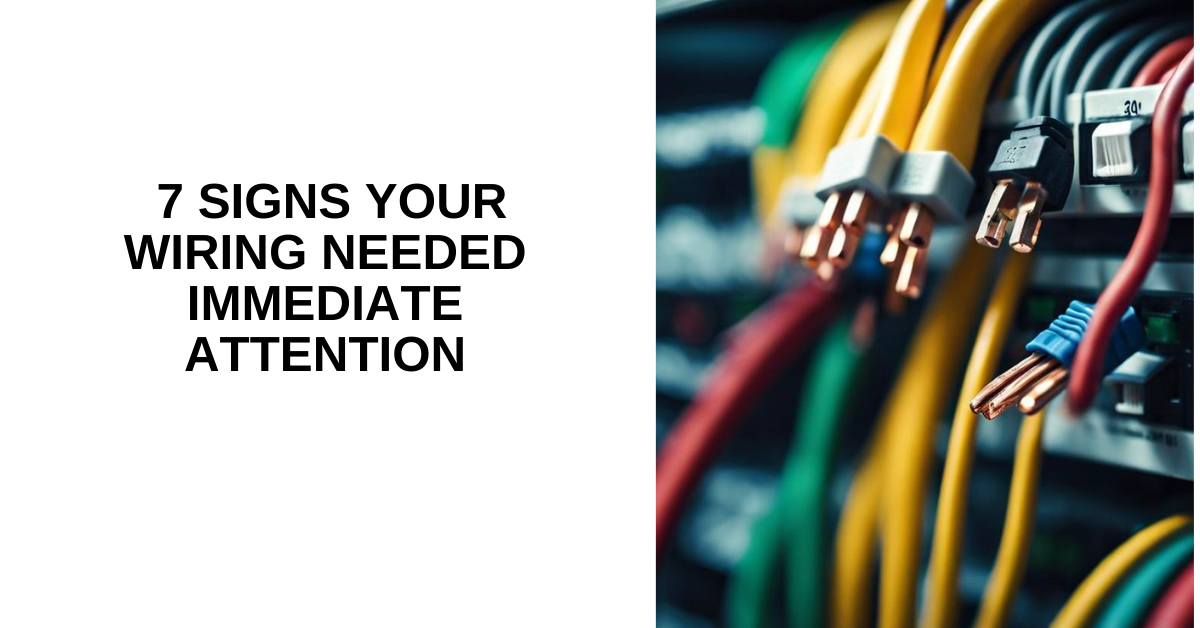7 Signs Your Wiring Needed Immediate Attention