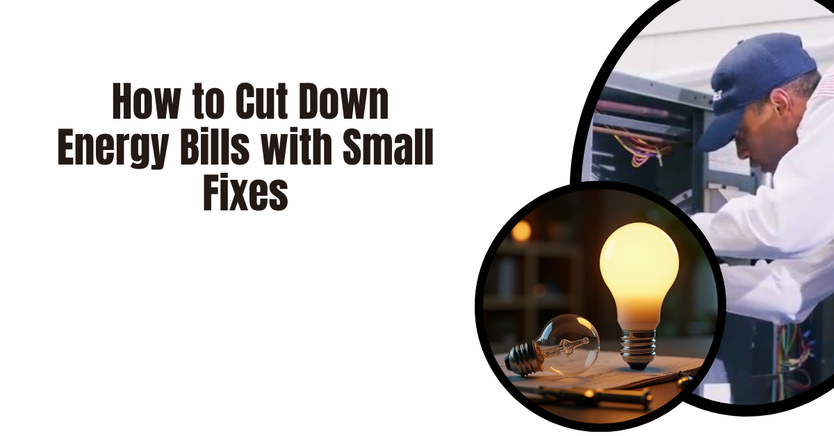 How to Cut Down Energy Bills with Small Fixes