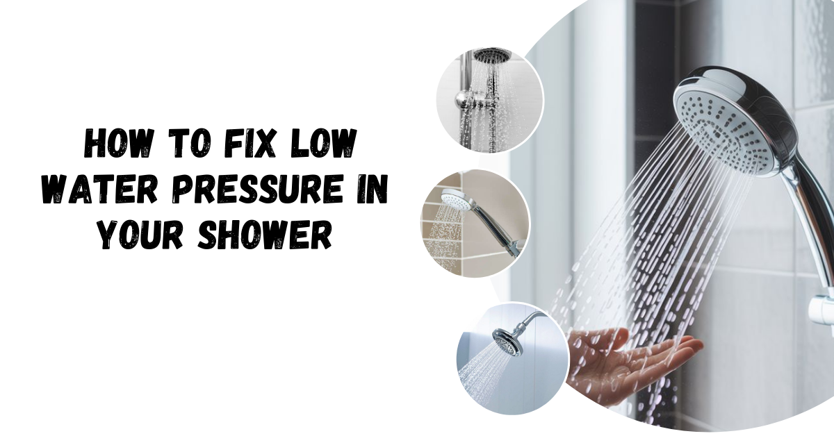 How to Fix Low Water Pressure in Your Shower