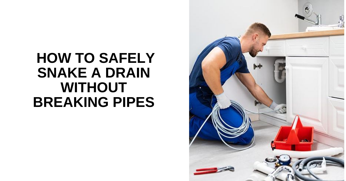 How to Safely Snake a Drain Without Breaking Pipes