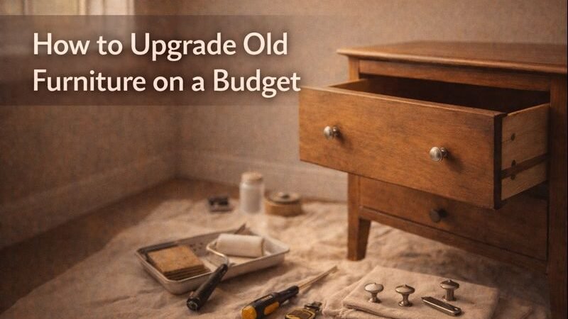 How to Upgrade Old Furniture on a Budget