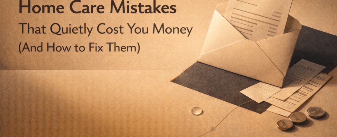 Home Care Mistakes That Quietly Cost You Money (And How to Fix Them)