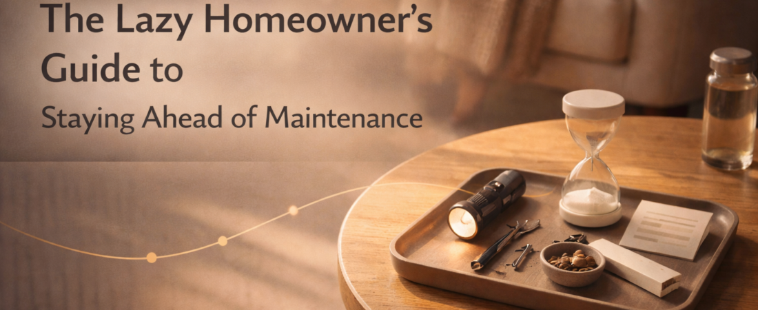 The Lazy Homeowner’s Guide to Staying Ahead of Maintenance