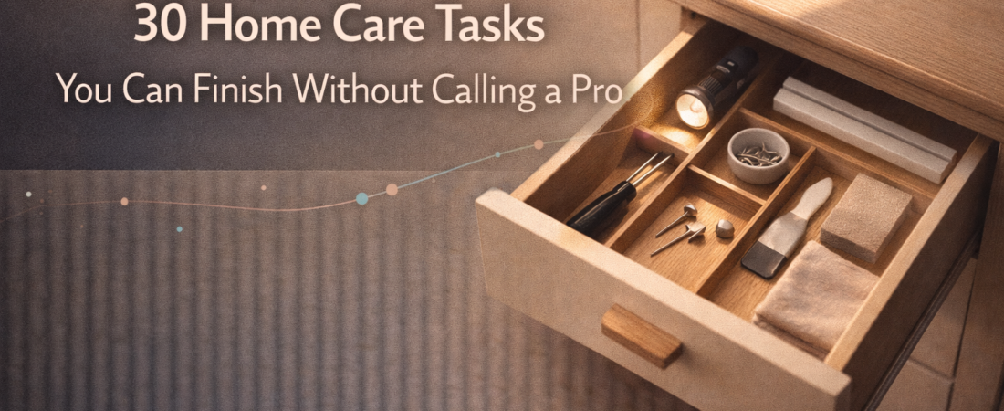 30 Home Care Tasks You Can Finish Without Calling a Pro