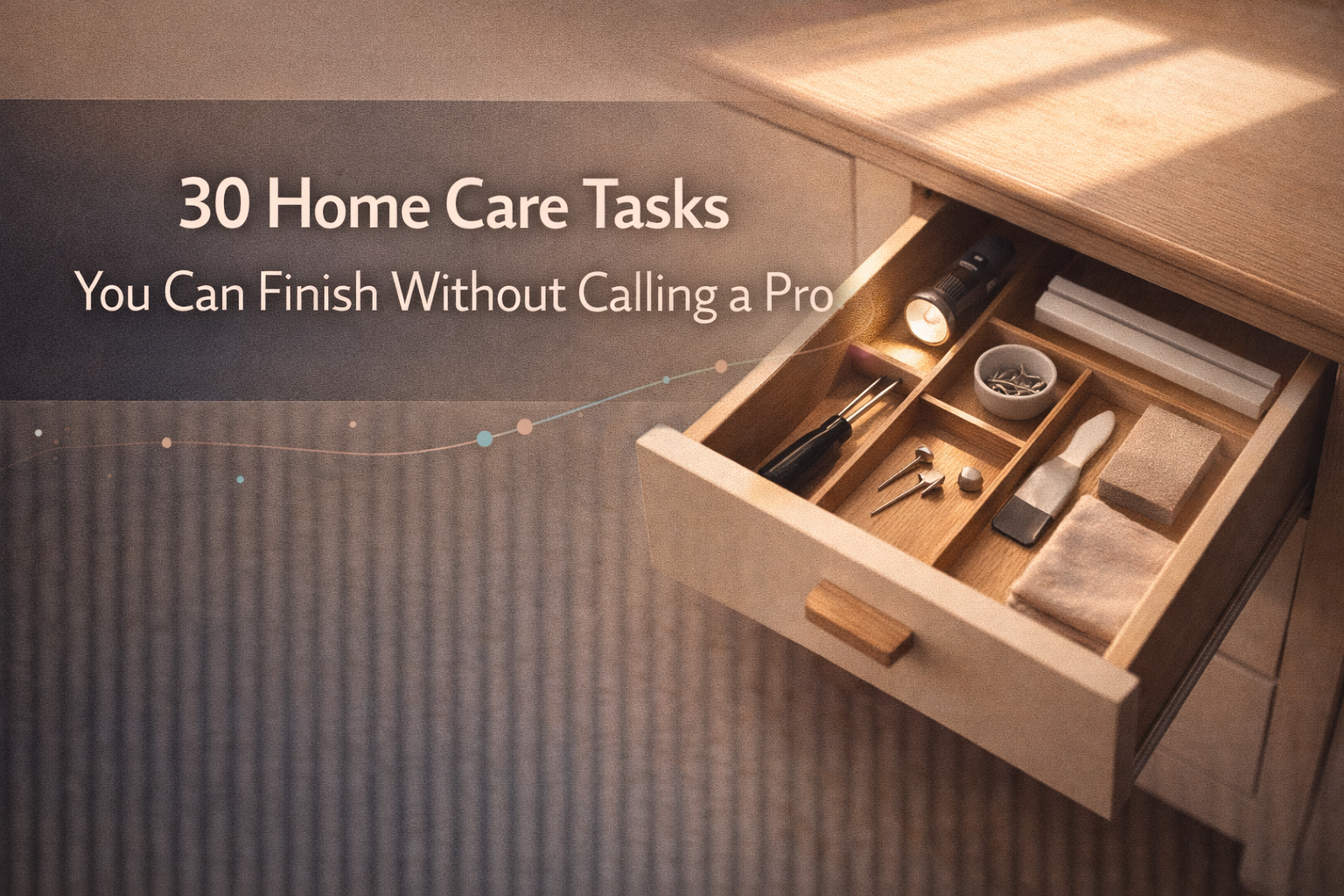 30 Home Care Tasks You Can Finish Without Calling a Pro