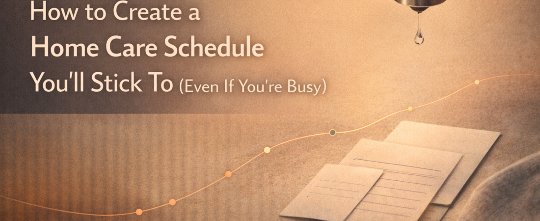 How to Create a Home Care Schedule You’ll Stick To (Even If You’re Busy)