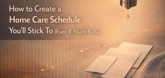 How to Create a Home Care Schedule You’ll Stick To (Even If You’re Busy)