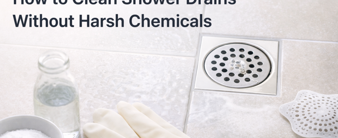 How to Clean Shower Drains Without Harsh Chemicals