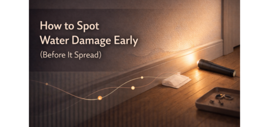 How to Spot Water Damage Early (Before It Spread)