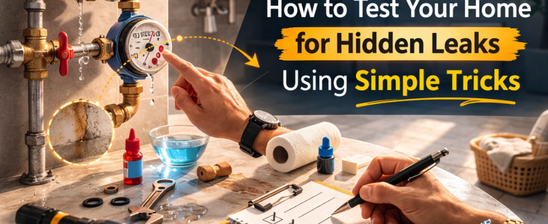 How to Test Your Home for Hidden Leaks Using Simple Tricks