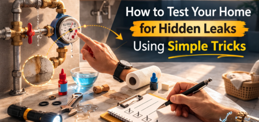 How to Test Your Home for Hidden Leaks Using Simple Tricks