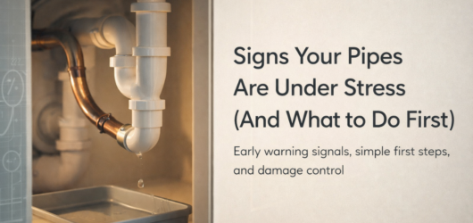 Signs Your Pipes Are Under Stress (And What to Do First)