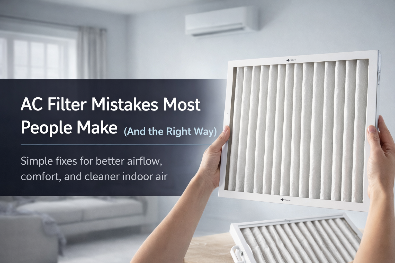 AC Filter Mistakes Most People Make (And the Right Way)