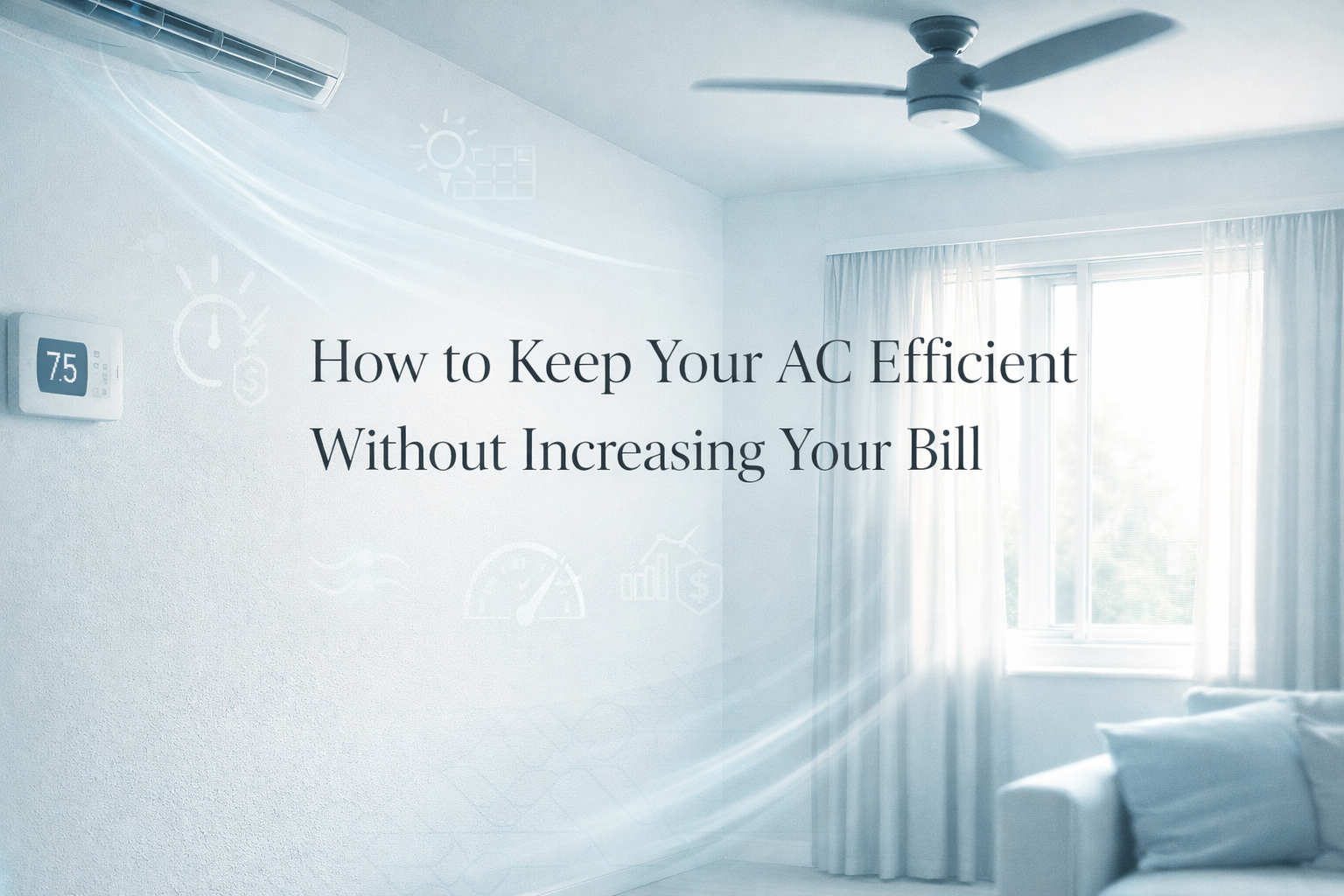 How to Keep Your AC Efficient Without Increasing Your Bill