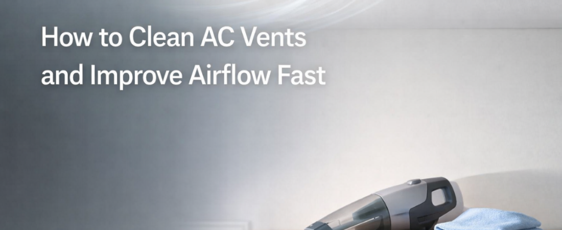 How to Clean AC Vents and Improve Airflow Fast