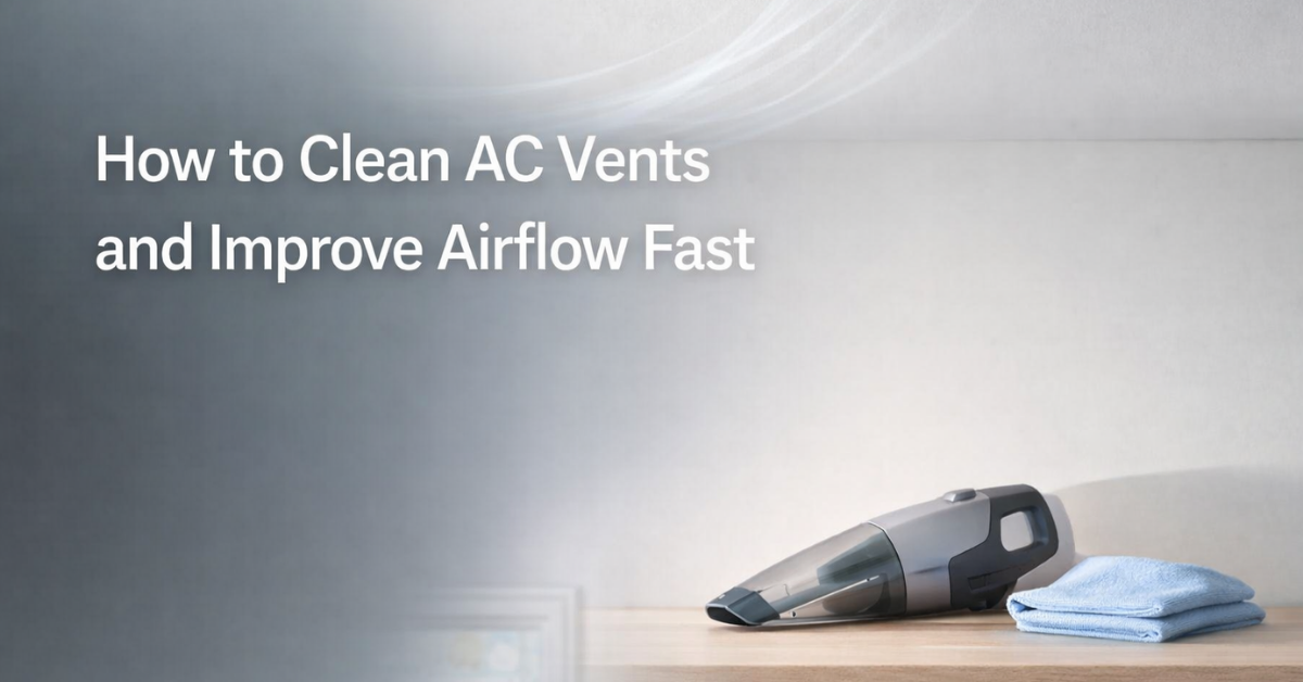 How to Clean AC Vents and Improve Airflow Fast