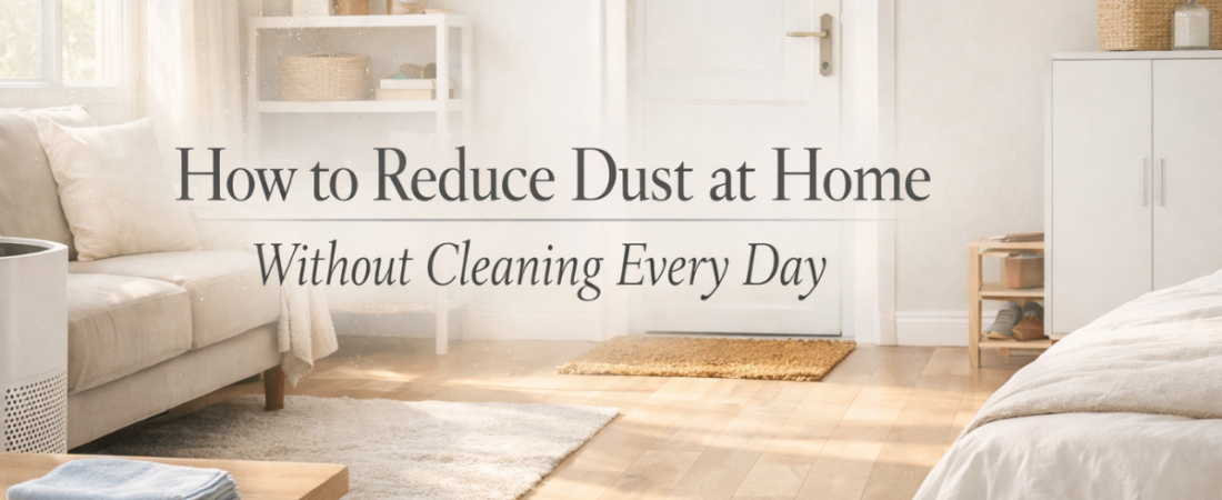 How to Reduce Dust at Home Without Cleaning Every Day