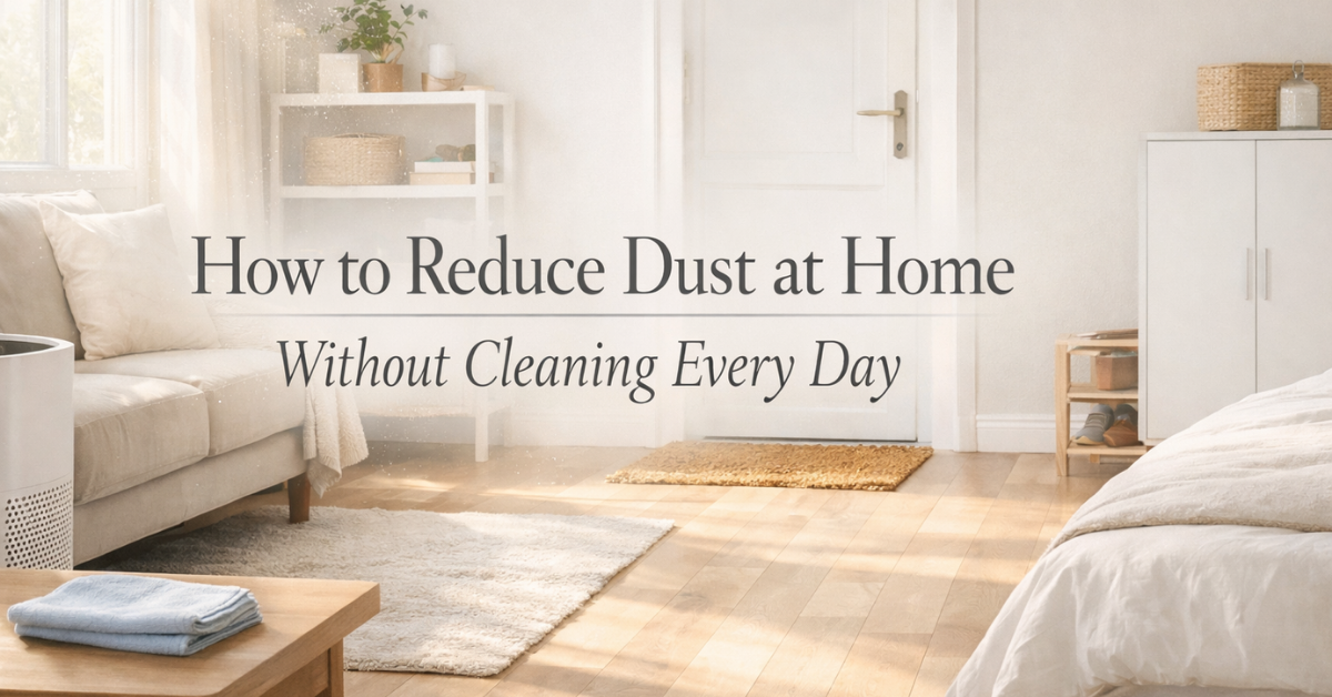 How to Reduce Dust at Home Without Cleaning Every Day